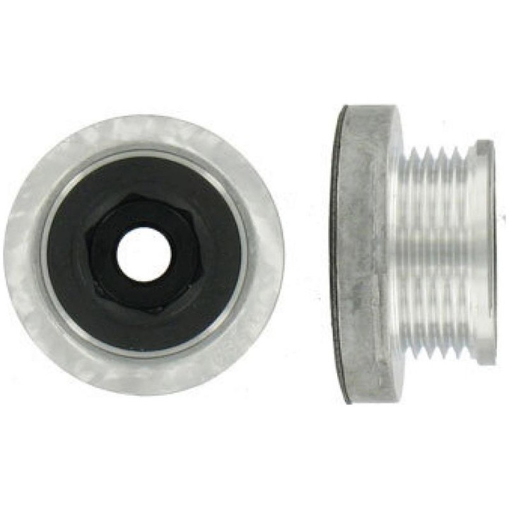 Generátor szíjtárcsa DACIA, SKF, ezüst/fekete