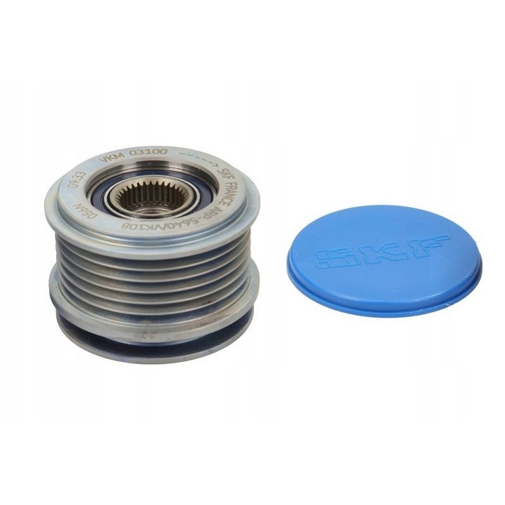 AUDI generátor szíjtárcsa, SKF, ezüst