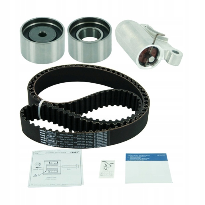 Fogasszíj készlet, SKF, Fekete