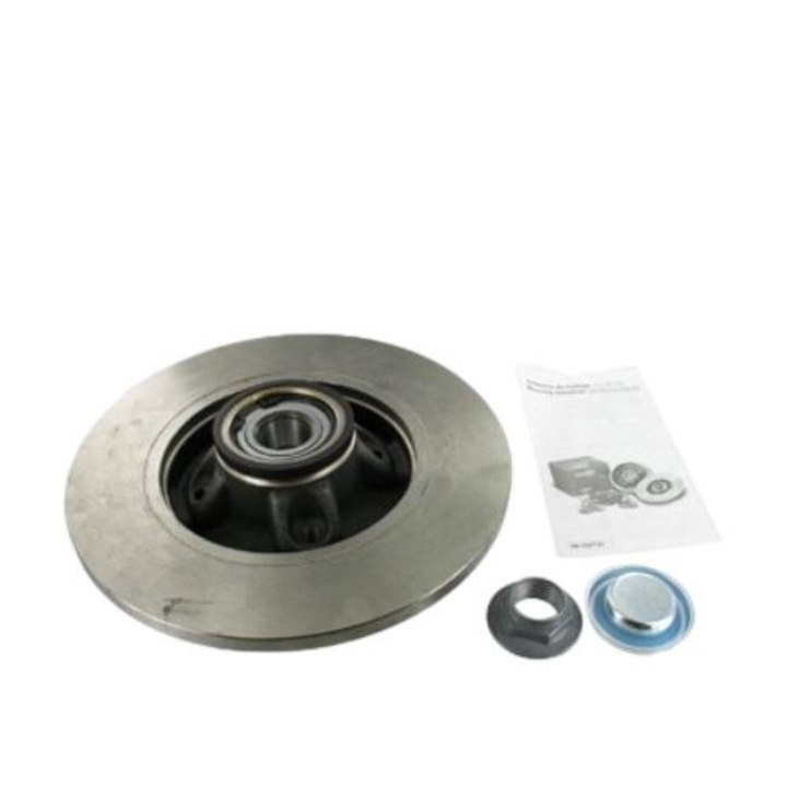 Féktárcsa és csapágy készlet, SKF, Citroen Berlingo, ezüst