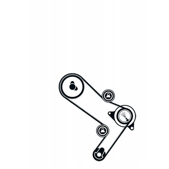 Kit de distributie, SKF, IVECO/FIAT/OPEL/RENAULT, Fekete