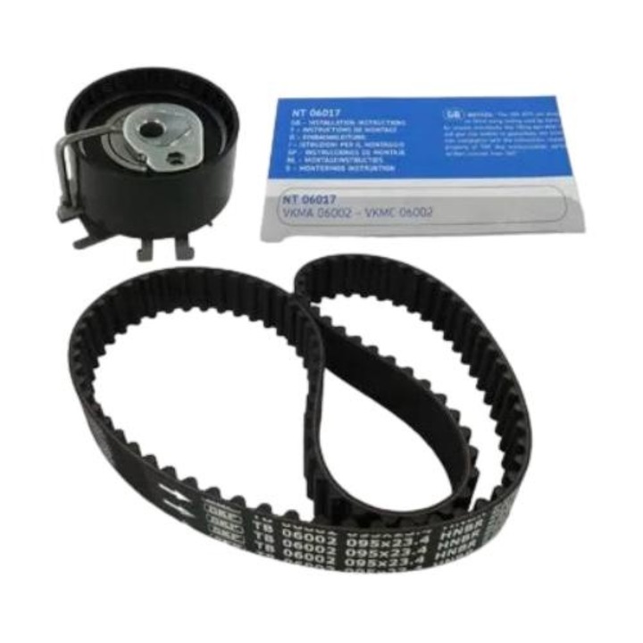 Vezérműszíj készlet Dacia, Nissan, Renault, SKF, fekete/ezüst