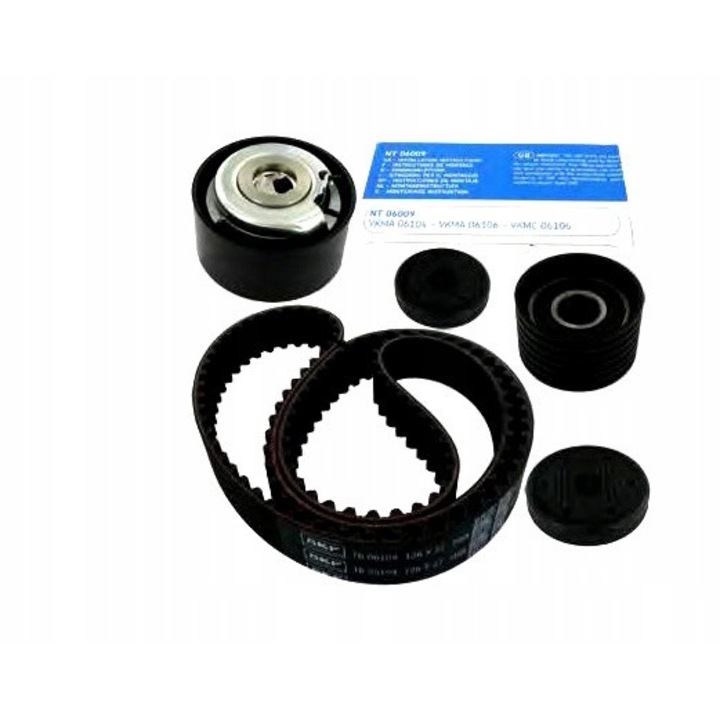 Fogasszíj készlet Opel, Renault, SKF, fekete/ezüst