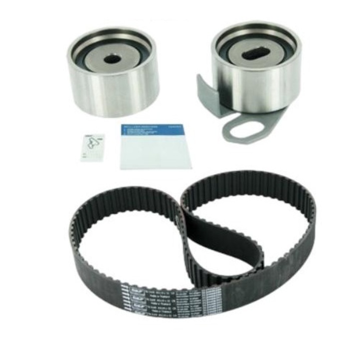 Kit curea de distributie pentru Isuzu, Opel, SKF, Negru/Argintiu