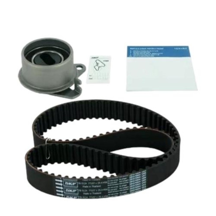 Fogasszíj készlet Mitsubishi Colt V, Lancer VI, SKF, fekete/ezüst