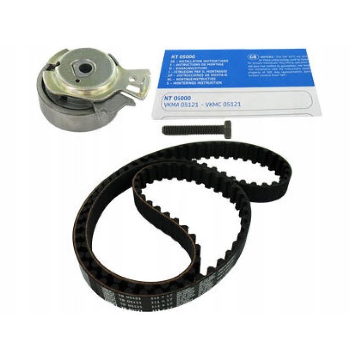 Vezérműszíj készlet Chevrolet, Daewoo, Fso, Opel, SKF, fekete/ezüst