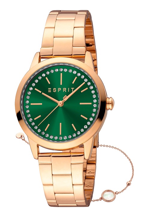 Esprit, Кварцов часовник и гривна, Rose Gold