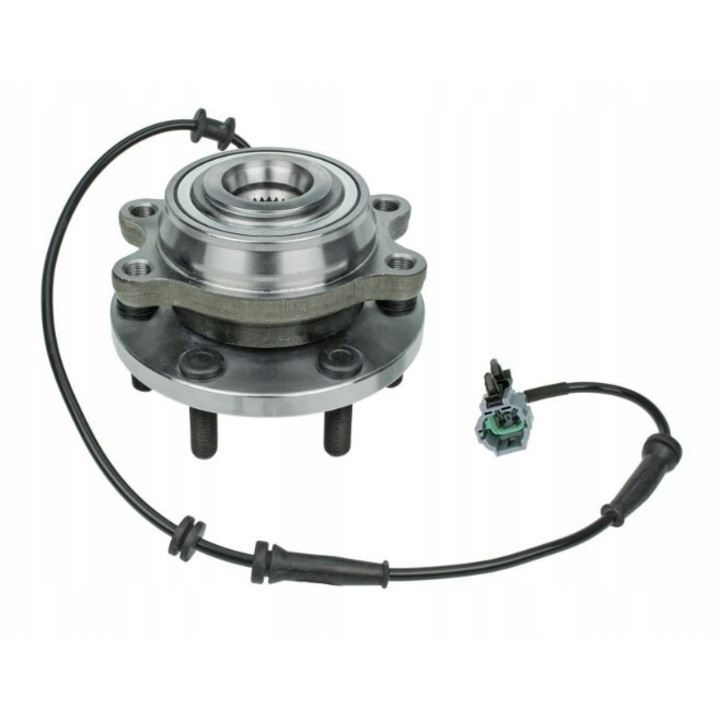 Set rulment roata cu butuc, Meyle, Compatibil Nissan, Gri