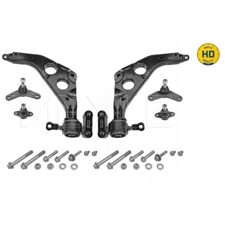 Set brate MINI, Meyle, Negru/Argintiu