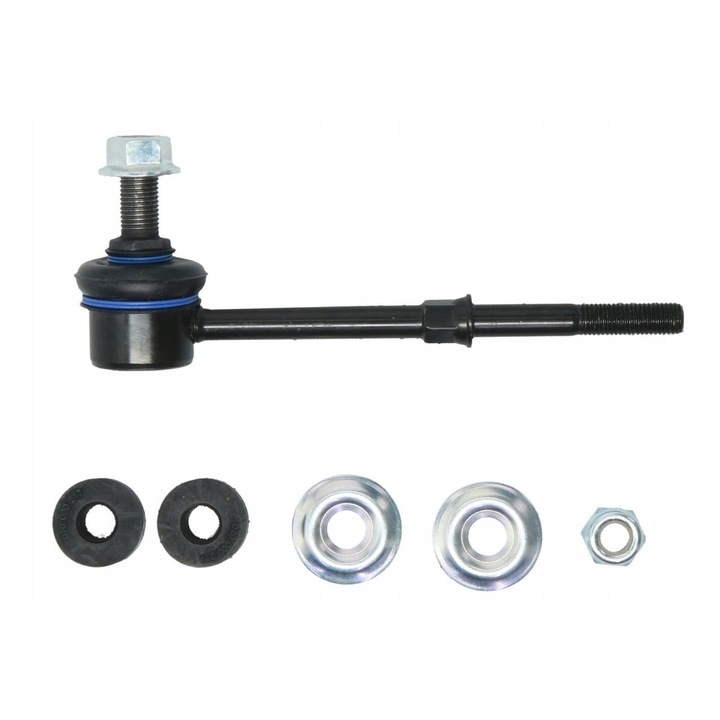 Hátsó stabilizátorrúd csatlakozó, Meyle, Kia, ezüst/fekete, 154 mm