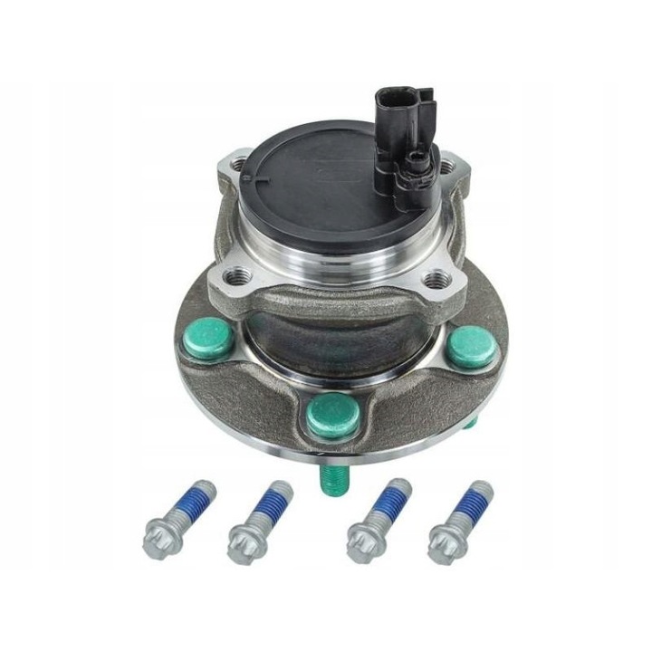 Set rulment roata spate cu butuc FORD, Meyle, Argintiu/Negru