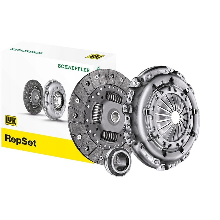 Kuplung készlet nyomócsapággyal, Luk, Subaru Forester/Legacy V/Outback, fém, ezüst