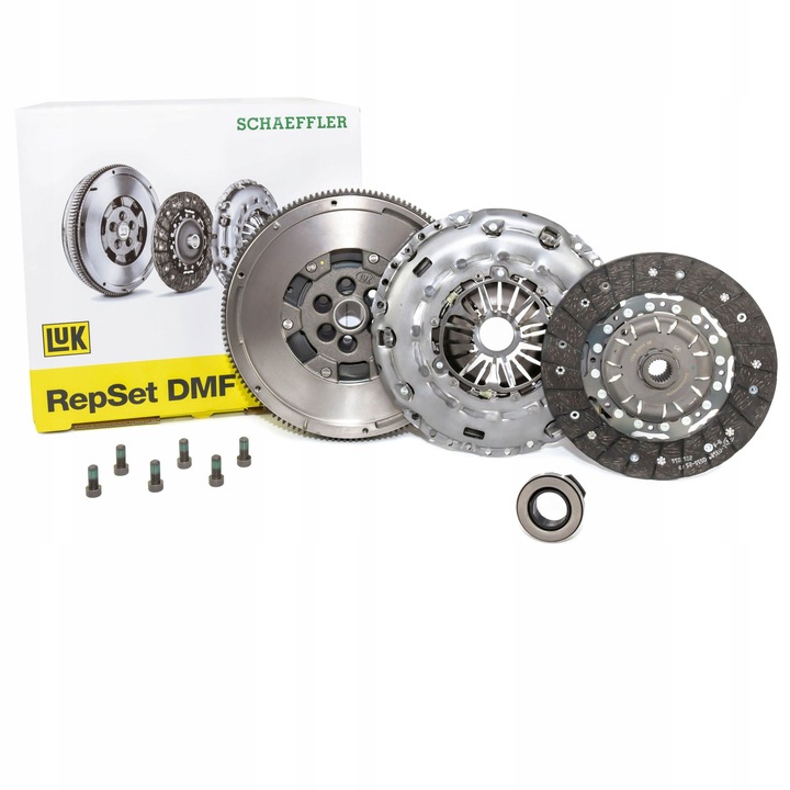 Комплект двоен съединител и лагер, Luk, За Audi A4 Allroad B8/A4 B8 2, Сив