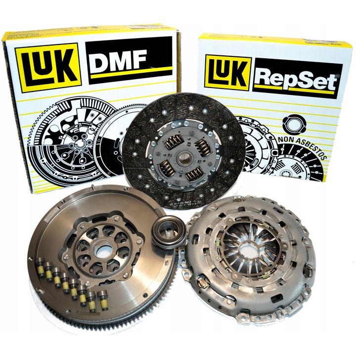 Kuplung készlet kinyomócsapággyal, Luk, Kompatibilis a FORD TRANSIT 2.4D 01.00-05.0, szürke