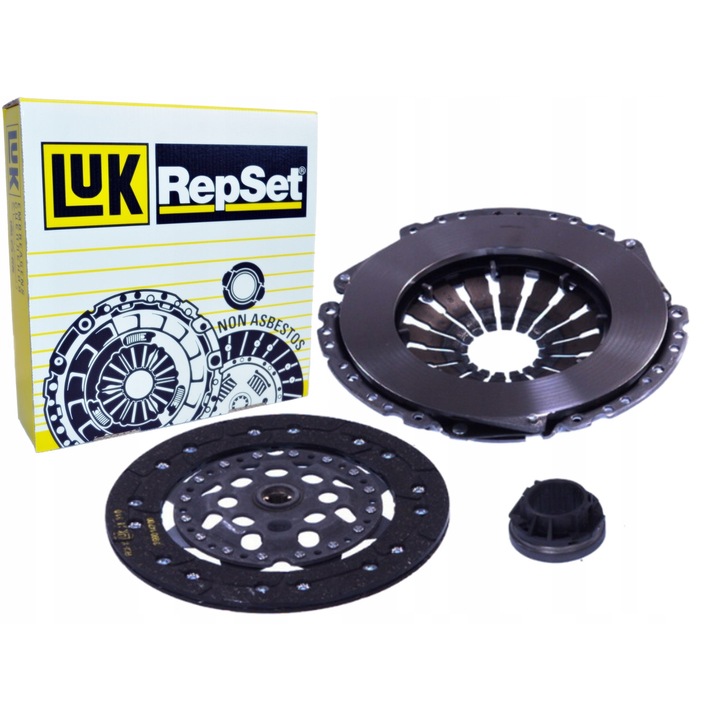 Kuplung készlet kinyomócsapággyal, Luk, Kompatibilis OPEL AGILA, SUZUKI IGNIS II, VAGON R, Fekete