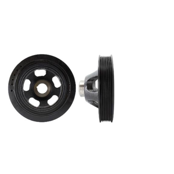 Főtengely szíjtárcsa, Ina, Mercedes C/CT-hez, fém, fekete/ezüst