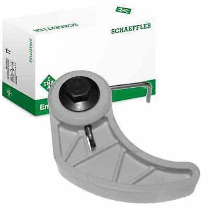 Olajszivattyú láncfeszítő, Ina, Audi A3/A4 B5/A4 B6/A4 B7/A6 C5/üléshez, fém, fekete/szürke