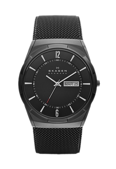 Skagen Черен часовник Melbye