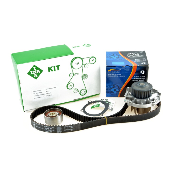 Autóelosztó készlet, Ina, Alfa Romeo/Fiathoz, fekete/ezüst