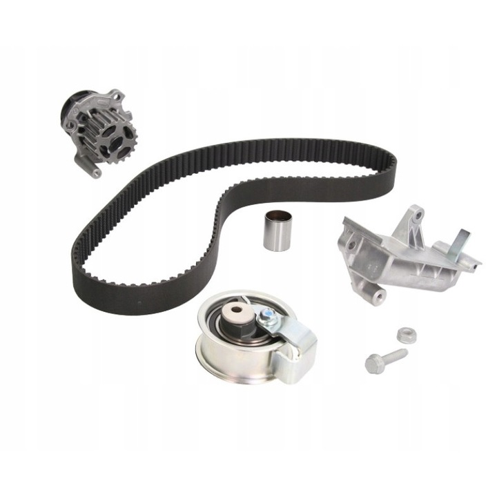 Fogasszíj készlet, INA, Audi/Ford/Seat/Skoda/VW, fekete/ezüst