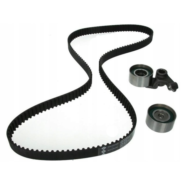 Fogasszíj készlet, INA, Toyota, fekete/ezüst