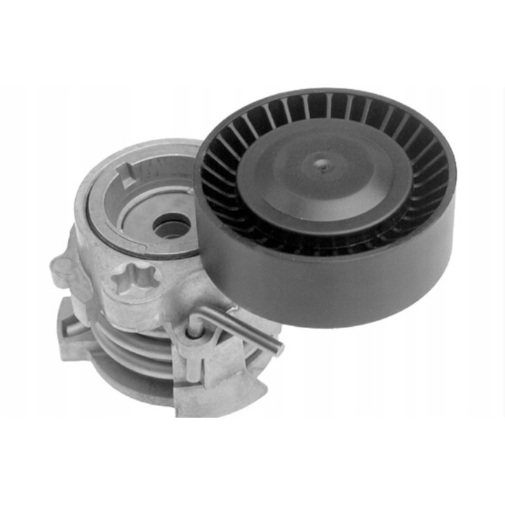 Ékszíjfeszítő görgő, INA, BMW-vel kompatibilis, fekete/szürke