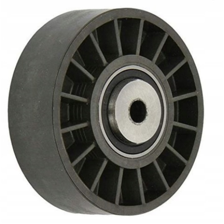 Водеща ролка на трансмисионния ремък, Ina, Съвместим Mercedes, Черен