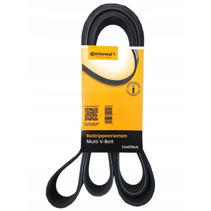 Трапецовиден ремък, Континентал, Съвместим с МЕРЦЕДЕС S, Черен