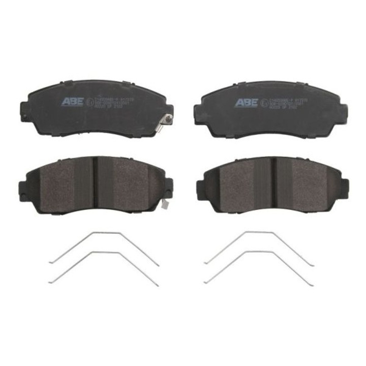 2 db-os fékbetét készlet, Abe, kompatibilis a Honda Crosstour I/CR-V II/CR-V III/CR-V IV/CR-V V típusokkal, Multicolor