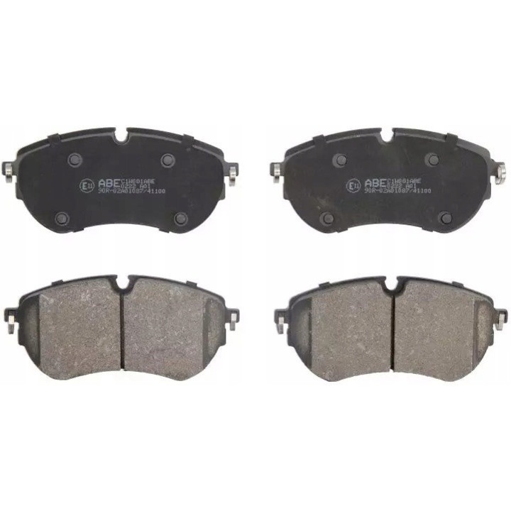 2 db fékbetét készlet, Abe, VW Amarokkal kompatibilis, Multicolor