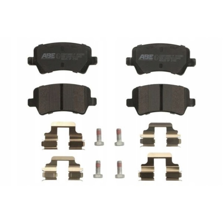 Hátsó fékbetét készlet, Abe, Volvo S60 II-hez