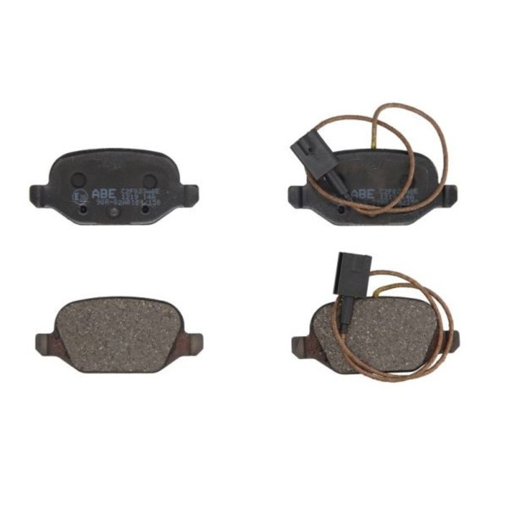 2 db fékbetét készlet, Abe, kompatibilis Abarth/Fiat/500/500C/695/695C/595/595C, többszínű