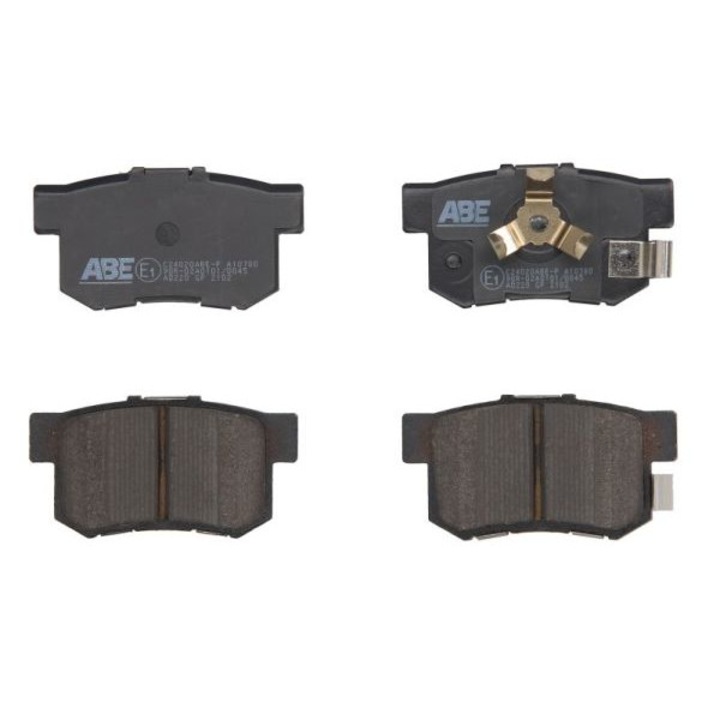 Hátsó fékbetét készlet, Abe, Acura RDX/TL/Fiat Sedici/Honda Accord VII típusokhoz, szürke