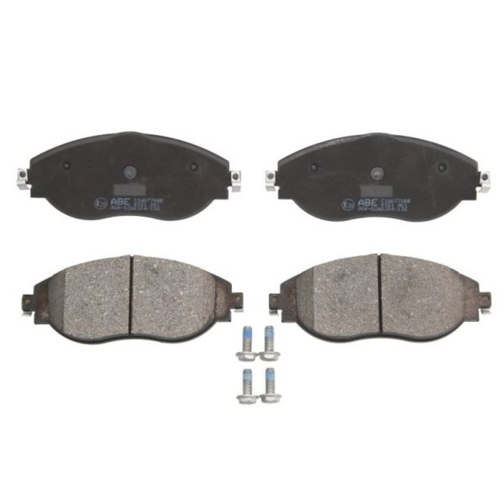 Fékbetét készlet, Abe, Audi Q3/Volkswagen Arteon/Golf VIII-hez, Fekete