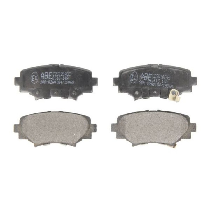 Hátsó fékbetét készlet Mazda 3-hoz, Abe, Grey