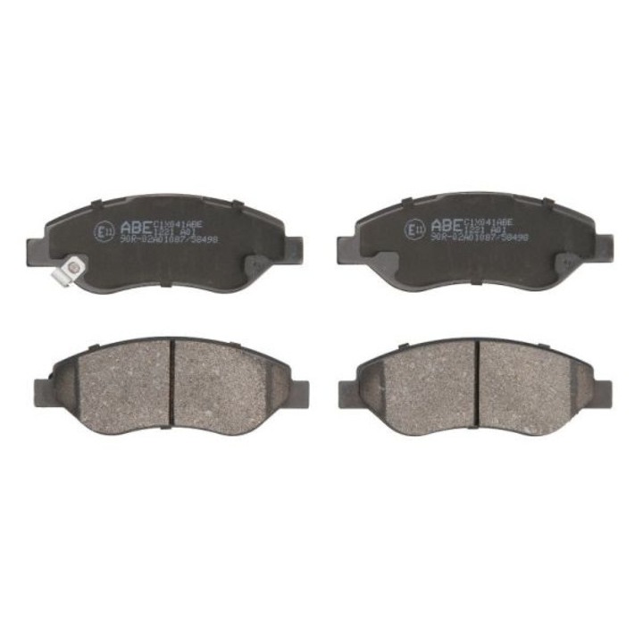 Fékbetétek, Abe, Opel Corsa, Fekete