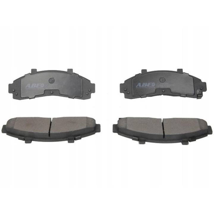 2 db fékbetét készlet, ABE, FORD USA BRONCO II-vel kompatibilis, fekete
