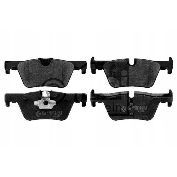 4db hátsó fékbetét készlet BMW 1-es sorozathoz, Abe, Fekete