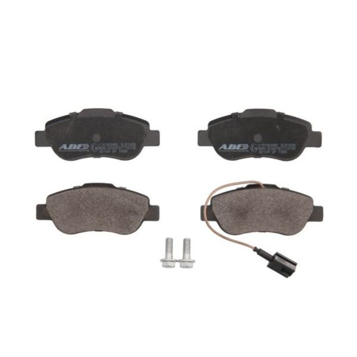 2db fékbetét készlet, Abe, Fiat 500/500 C/Fiorino/Grande Punto/Panda/Ford K kompatibilis, többszínű