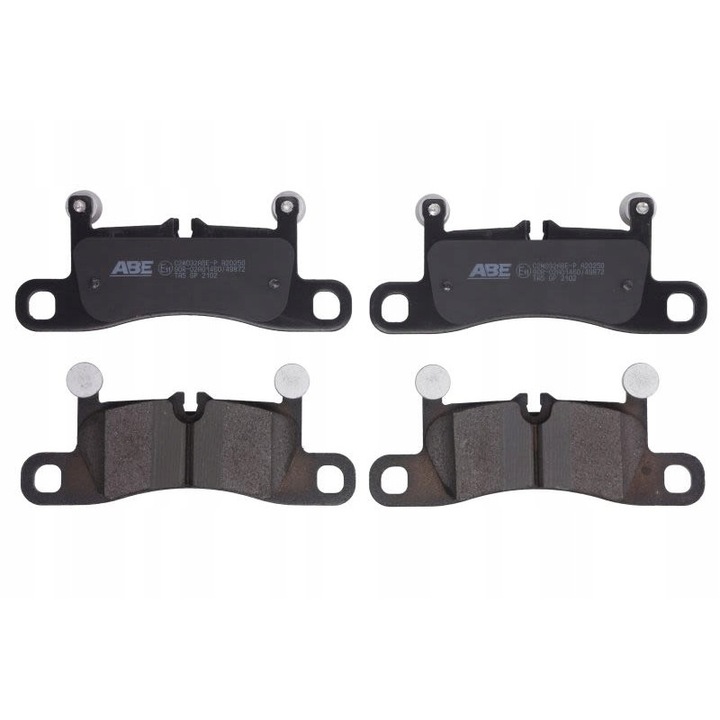 4db hátsó fékbetét készlet PORSCHE 911-hez, Abe, szürke