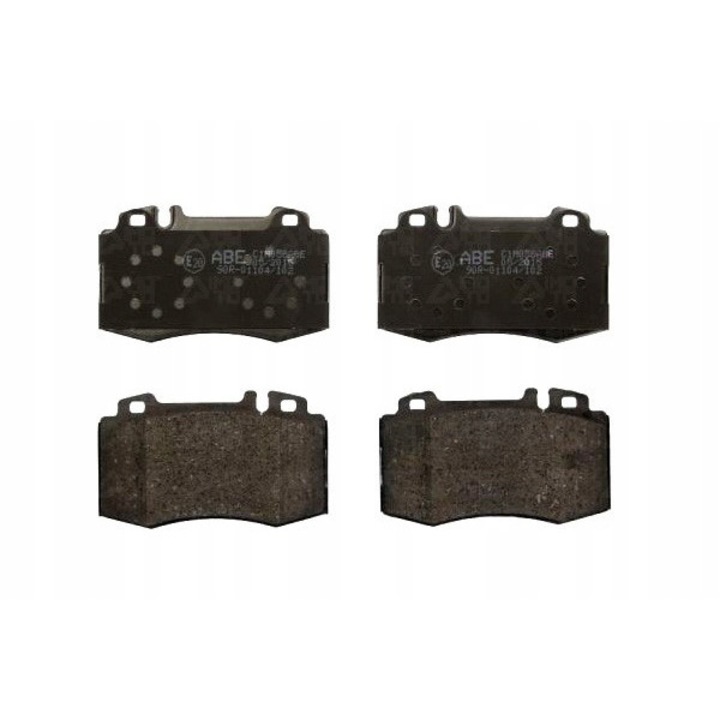 4 db-os hátsó fékbetét készlet MERCEDES M-hez, Abe, Fekete