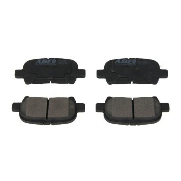 4 darabos hátsó fékbetét készlet TOYOTA AVALON-hoz, Abe, fekete