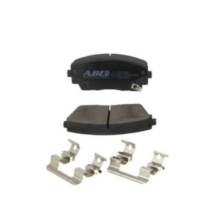 Féktárcsa készlet Kia Picanto II-hez, Abe, szürke/fekete