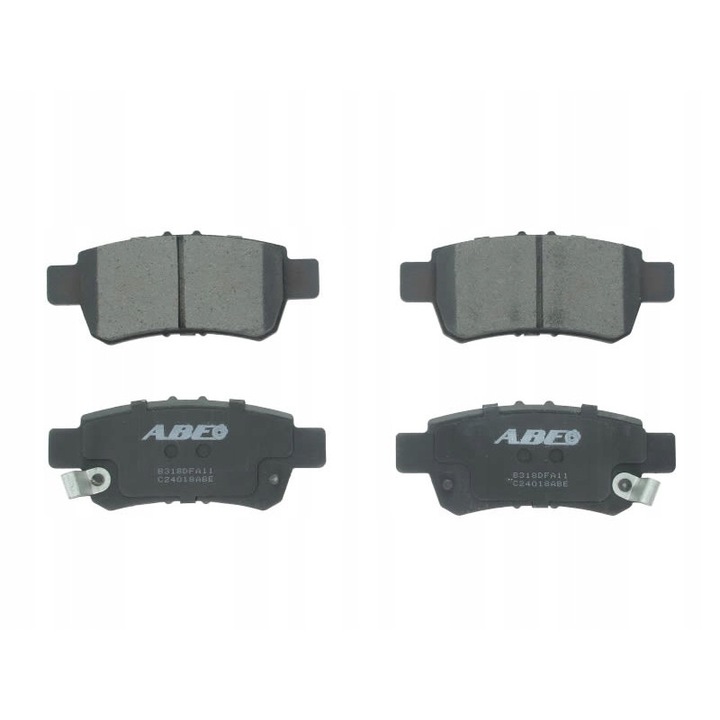 2 db fékbetét készlet, Abe, Honda Odyssey kompatibilis, Multicolor