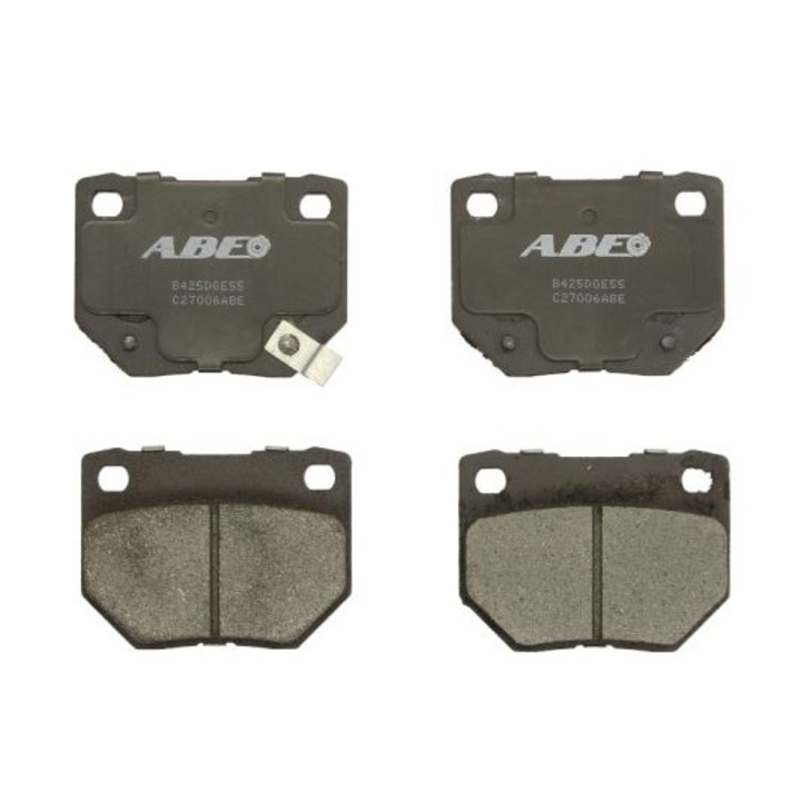 Hátsó fékbetét készlet, Abe, Subaru Impreza, 2.0/2.5, Fekete