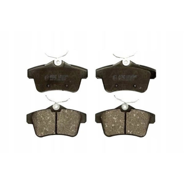 2db hátsó fékbetét készlet, ABE, DS/Citroen/Fiat/Peugeot kompatibilis, fekete