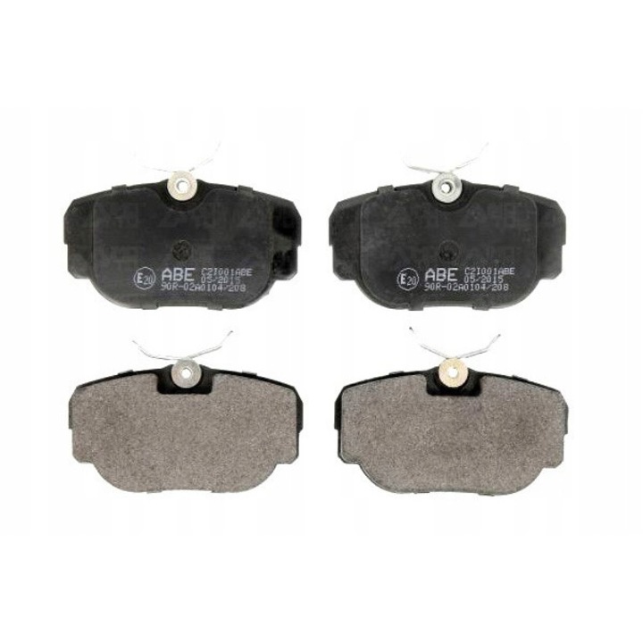 Hátsó fékbetétek, Abe, Land Rover, fekete