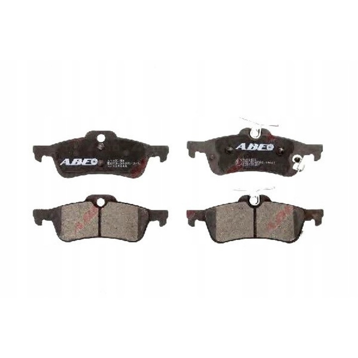 2 db fékbetét készlet, ABE, Daihatsu/Honda/Toyota kompatibilis, szürke