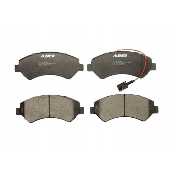 Fékbetét készlet, Abe, Citroen/Fiat/Peugeot, 2.0D-Electric 04/06, Fekete