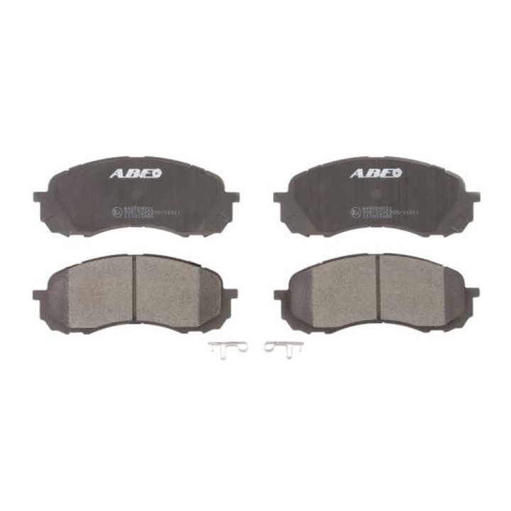 Fékbetét készlet, Abe, Subaru Forester/Impreza, fekete/ezüst